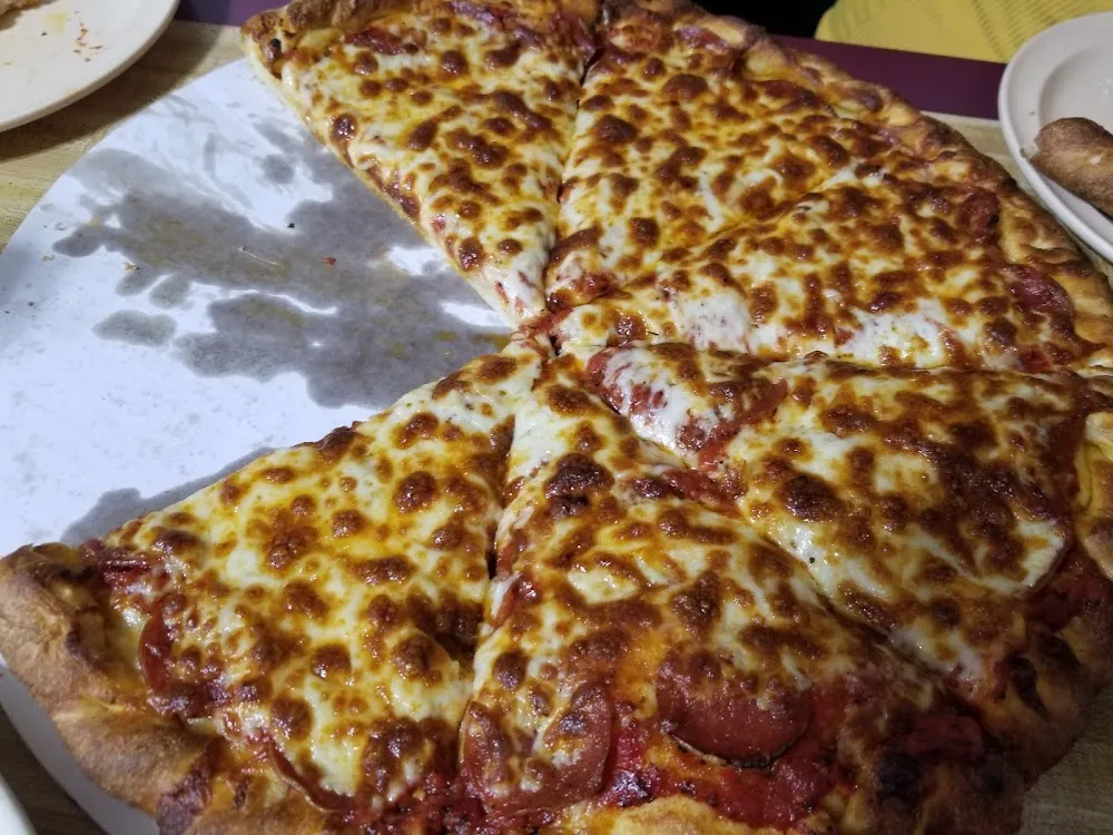 Large Pepperoni Extra Cheese Pizza